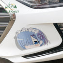 Rem Re:Zero 13cm x 8.6cm Vinyl Decal Auto Sticker