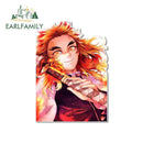 Kyojuro Rengoku Demon Slayer 13cm x 11.1cm Vinyl Decal Auto Sticker