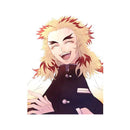 Kyojuro Rengoku Demon Slayer 13cm x 11.1cm Vinyl Decal Auto Sticker