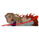 Kyojuro Rengoku Demon Slayer 13cm x 11.1cm Vinyl Decal Auto Sticker