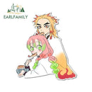 Kyojuro Rengoku Demon Slayer 13cm x 11.1cm Vinyl Decal Auto Sticker