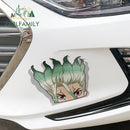 Senku Ishigami Dr. Stone 13cm x 10.7cm Vinyl Decal Auto Sticker
