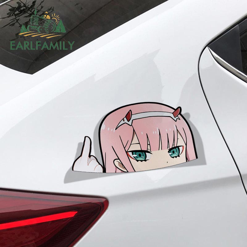 Zero Two Darling in the Franxx 13cm x 13cm Vinyl Decal Auto Sticker