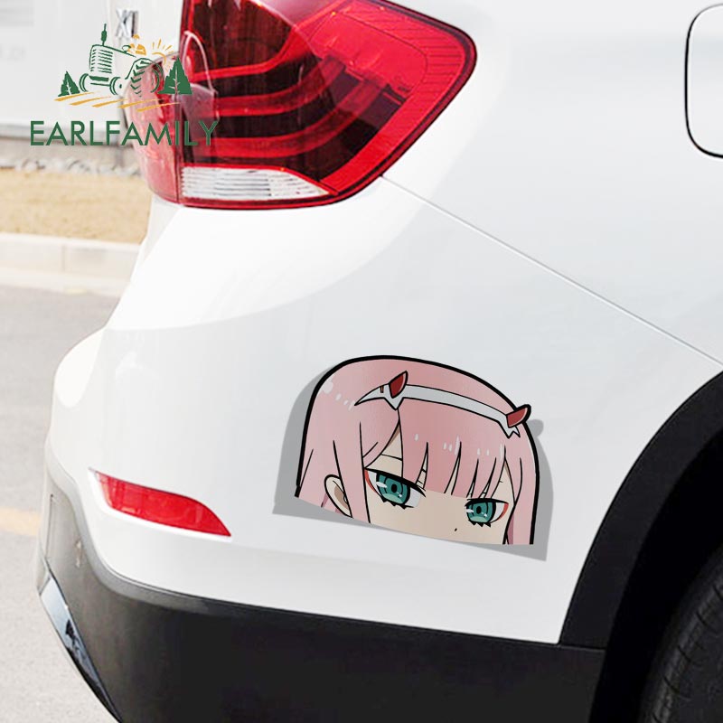 Zero Two Darling in the Franxx 13cm x 13cm Vinyl Decal Auto Sticker