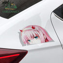 Zero Two Darling in the Franxx 13cm x 13cm Vinyl Decal Auto Sticker