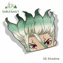 Senku Ishigami Dr. Stone 13cm x 10.7cm Vinyl Decal Auto Sticker