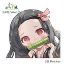 Nezuko Kamado Demon Slayer 13cm x 9cm Vinyl Decal Auto Sticker