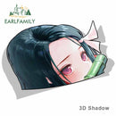 Nezuko Kamado Demon Slayer 13cm x 9cm Vinyl Decal Auto Sticker