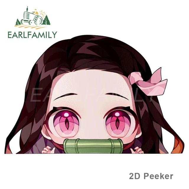 Nezuko Kamado Demon Slayer 13cm x 9cm Vinyl Decal Auto Sticker