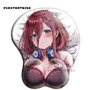Sexy Anime Girls 3D Mouse Pad with Wrist Rest Soft Silica Assorted Styles