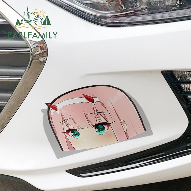 Zero Two Darling in the Franxx 13cm x 13cm Vinyl Decal Auto Sticker