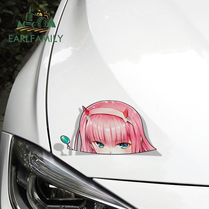 Zero Two Darling in the Franxx 13cm x 13cm Vinyl Decal Auto Sticker