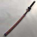 Demon Slayer Wooden Prop Sword Cosplay Weapon 80cm in length