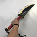 Demon Slayer Wooden Prop Sword Cosplay Weapon 80cm in length
