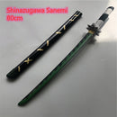 Demon Slayer Wooden Prop Sword Cosplay Weapon 80cm in length
