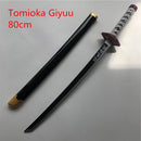 Demon Slayer Wooden Prop Sword Cosplay Weapon 80cm in length