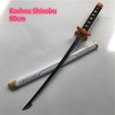 Demon Slayer Wooden Prop Sword Cosplay Weapon 80cm in length