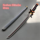 Demon Slayer Wooden Prop Sword Cosplay Weapon 80cm in length
