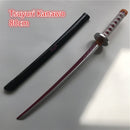 Demon Slayer Wooden Prop Sword Cosplay Weapon 80cm in length