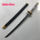 Demon Slayer Wooden Prop Sword Cosplay Weapon 80cm in length