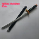 Demon Slayer Wooden Prop Sword Cosplay Weapon 80cm in length