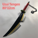 Demon Slayer Wooden Prop Sword Cosplay Weapon 80cm in length