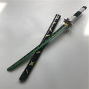 Demon Slayer Wooden Prop Sword Cosplay Weapon 80cm in length