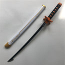 Demon Slayer Wooden Prop Sword Cosplay Weapon 80cm in length