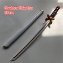 Demon Slayer Wooden Prop Sword Cosplay Weapon 80cm in length