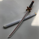 Demon Slayer Wooden Prop Sword Cosplay Weapon 80cm in length