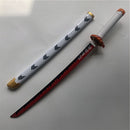 Demon Slayer Wooden Prop Sword Cosplay Weapon 80cm in length