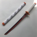 Demon Slayer Wooden Prop Sword Cosplay Weapon 80cm in length