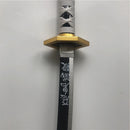 Demon Slayer Wooden Prop Sword Cosplay Weapon 80cm in length