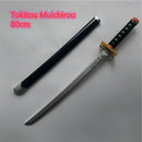 Demon Slayer Wooden Prop Sword Cosplay Weapon 80cm in length