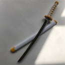 Demon Slayer Wooden Prop Sword Cosplay Weapon 80cm in length