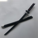 Demon Slayer Wooden Prop Sword Cosplay Weapon 80cm in length