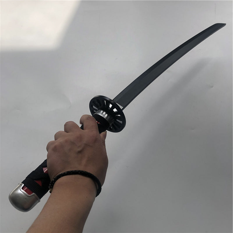 Demon Slayer Wooden Prop Sword Cosplay Weapon 80cm in length