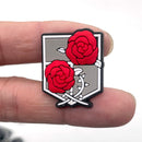 Attack on Titan Croc Shoe Charms